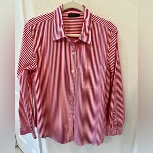 Vineyard Vines NWOT Red and White Striped Dress Shirt